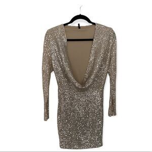 Blanc SZ S sequin dress